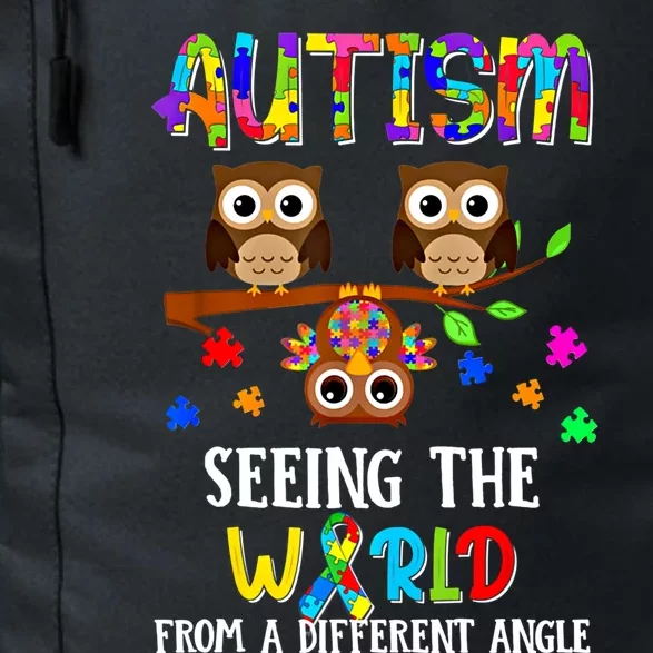 Autism Seeing The World From A Different Angle Gift Daily Commute Backpack