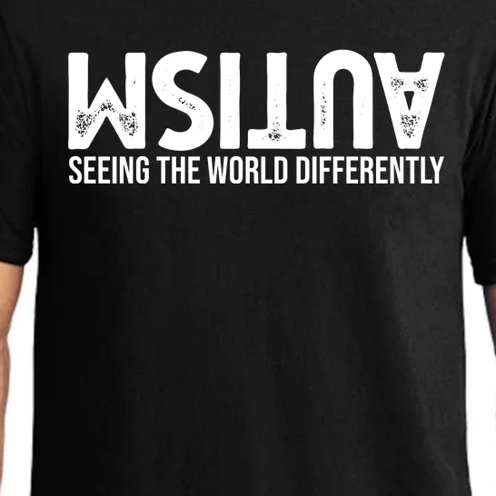 Autism Seeing The World Differently Quote Pajama Set