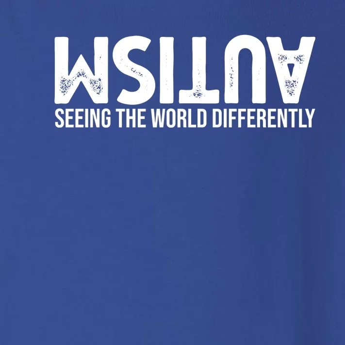 Autism Seeing The World Differently Quote Toddler Long Sleeve Shirt