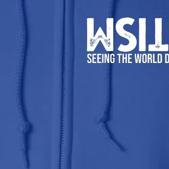 Autism Seeing The World Differently Quote Full Zip Hoodie