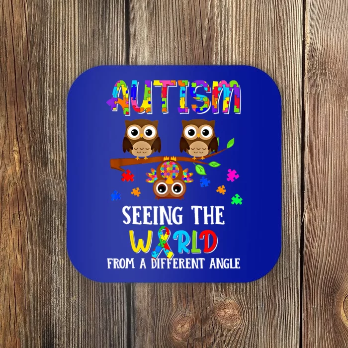 Autism Seeing The World From A Different Angle Gift Coaster