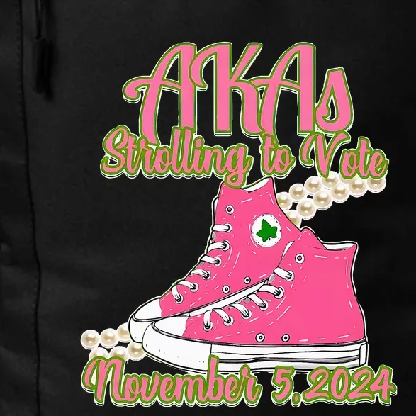 Akas Strolling To Vote November 5 2024 Chucks And Pearls Daily Commute Backpack