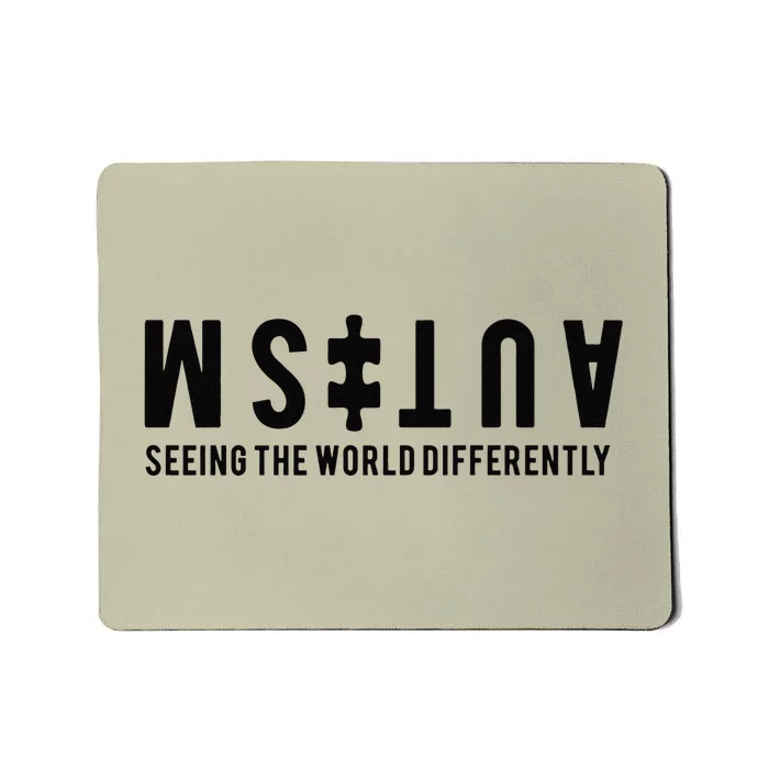 Autism Seeing The World Differently Premium Mousepad