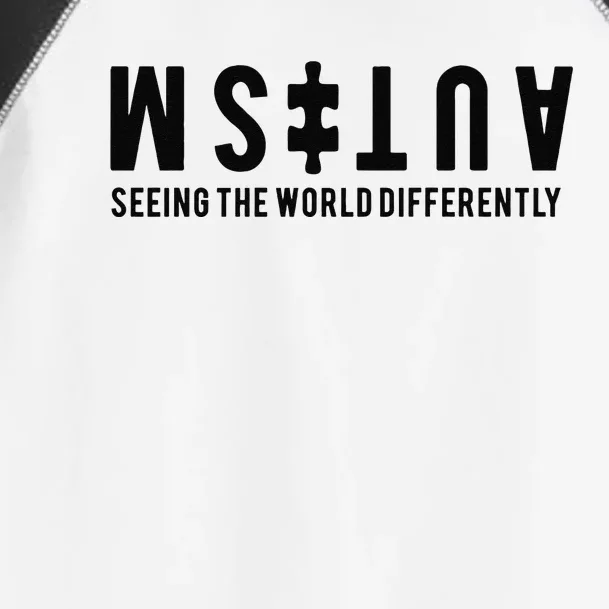 Autism Seeing The World Differently Premium Toddler Fine Jersey T-Shirt