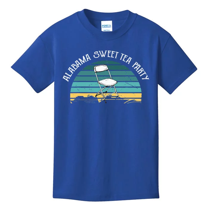 Alabama Sweet Tea Party Montgomery Alabama River Boat Kids T-Shirt