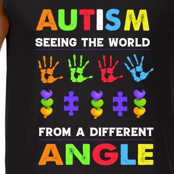 Autism Seeing The World From A Different Angle Comfort Colors® Tank Top