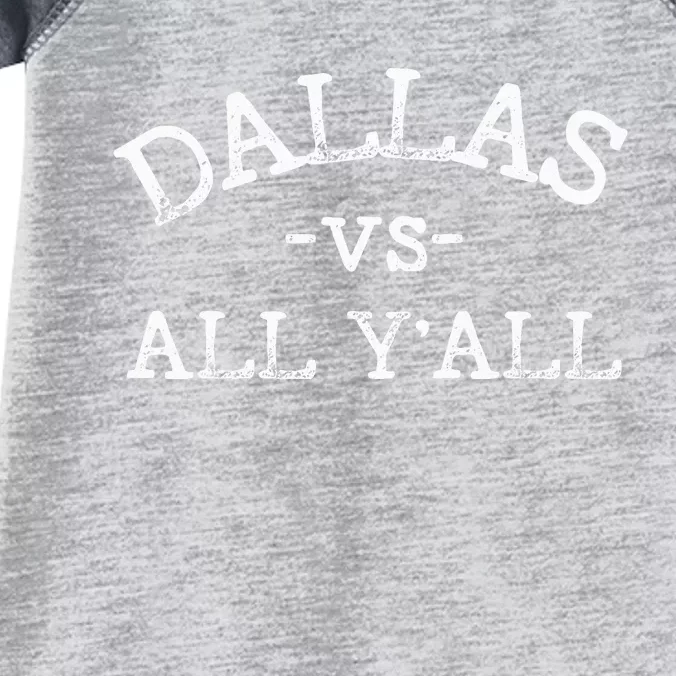 All Sport Trends Dallas Vs All Yall Infant Baby Jersey Bodysuit