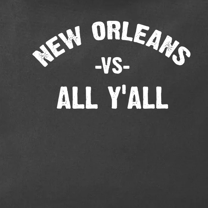 All Sport Trends New Orleans Vs All Yall Zip Tote Bag