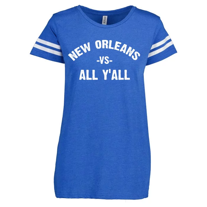 All Sport Trends New Orleans Vs All Yall Enza Ladies Jersey Football T-Shirt