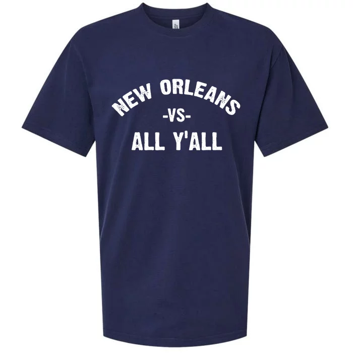 All Sport Trends New Orleans Vs All Yall Sueded Cloud Jersey T-Shirt