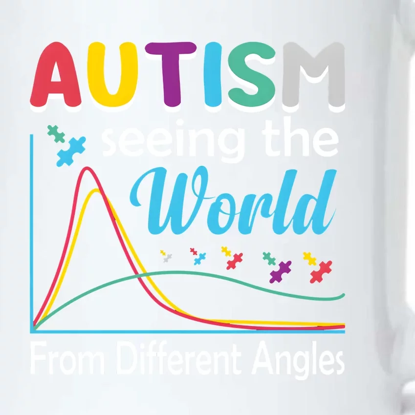 Autism Seeing The World From Different Angle Black Color Changing Mug