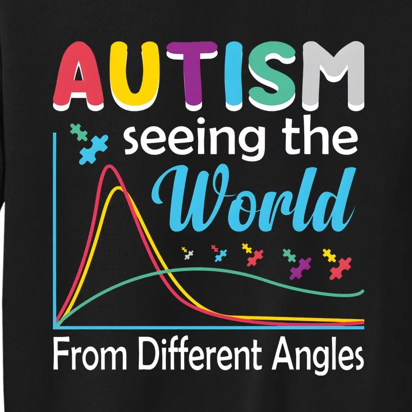 Autism Seeing The World From Different Angle Tall Sweatshirt