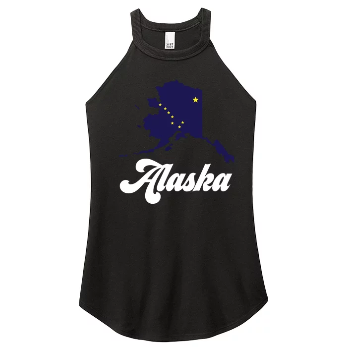 Alaska State The Last Frontier Alaska Home Women’s Perfect Tri Rocker Tank