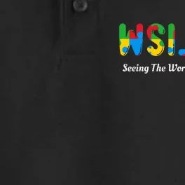 Autism Seeing The World Differently Autism Awareness Month Dry Zone Grid Performance Polo