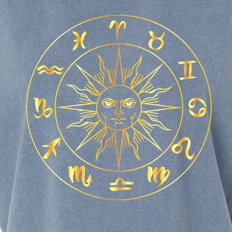 Astrology - Collection of hand drawn zodiac signs Garment-Dyed Women's Muscle Tee