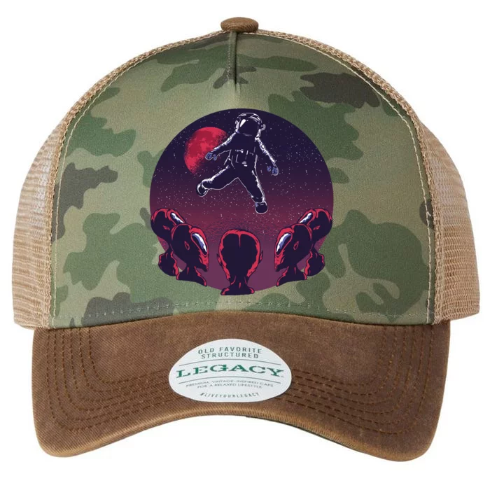 Astronaut Alien Legacy Tie Dye Trucker Hat