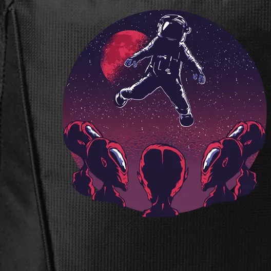 Astronaut Alien City Backpack