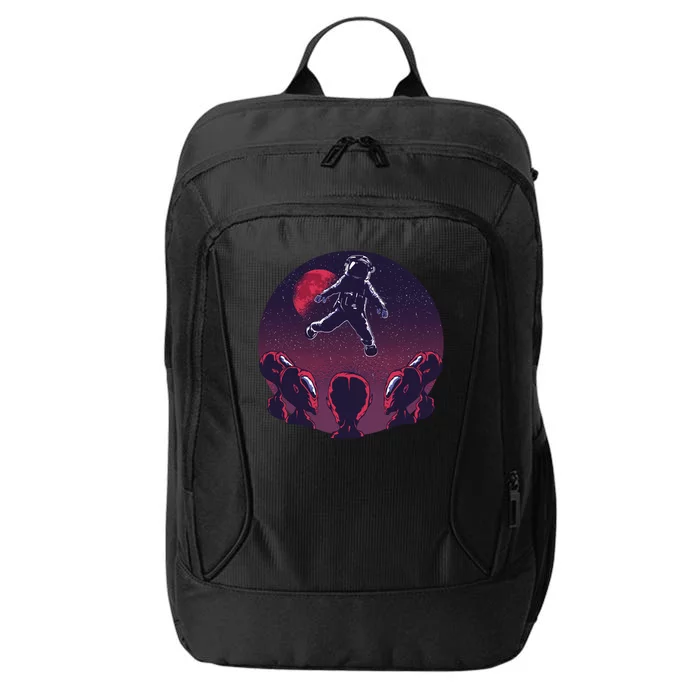 Astronaut Alien City Backpack