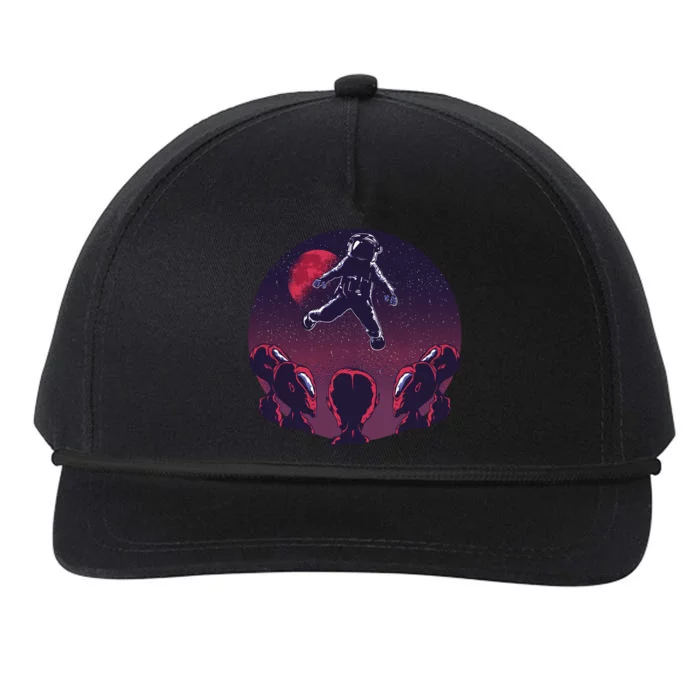 Astronaut Alien Snapback Five-Panel Rope Hat