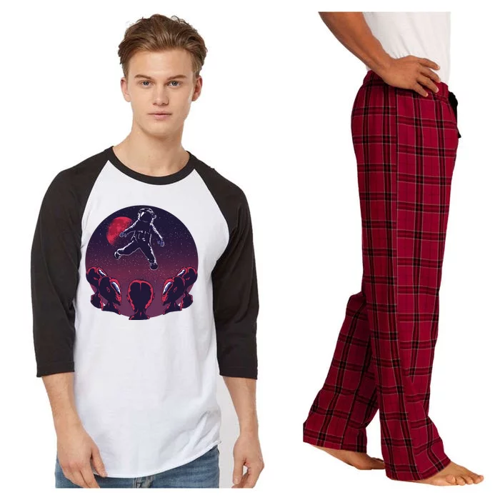 Astronaut Alien Raglan Sleeve Pajama Set