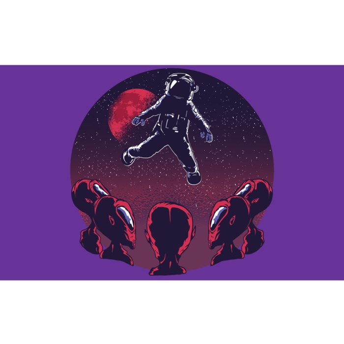 Astronaut Alien Bumper Sticker