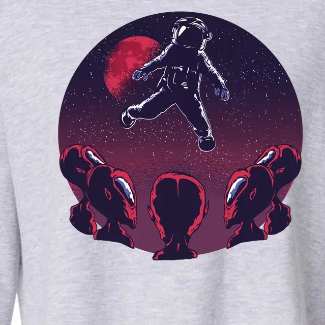 Astronaut Alien Cropped Pullover Crew