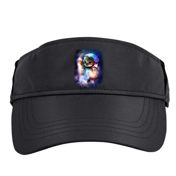 Astronaut Cat In Space Adult Drive Performance Visor