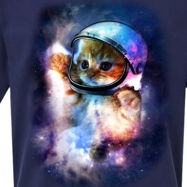 Astronaut Cat In Space Sueded Cloud Jersey T-Shirt