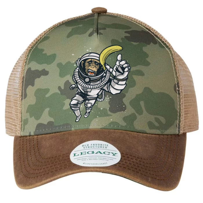 Astronaut Chimp Banana Legacy Tie Dye Trucker Hat