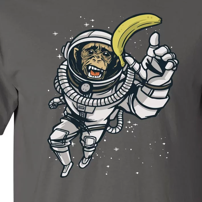 Astronaut Chimp Banana Tall T-Shirt