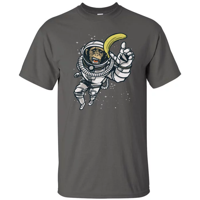 Astronaut Chimp Banana Tall T-Shirt