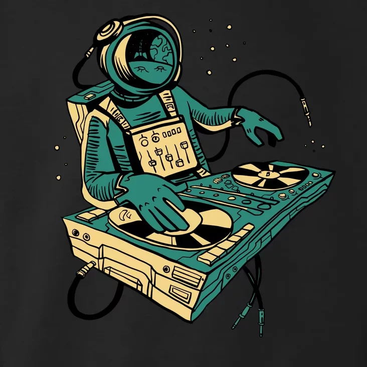 Astronaut Djing Space Toddler Hoodie