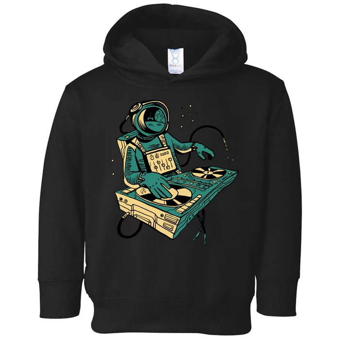 Astronaut Djing Space Toddler Hoodie