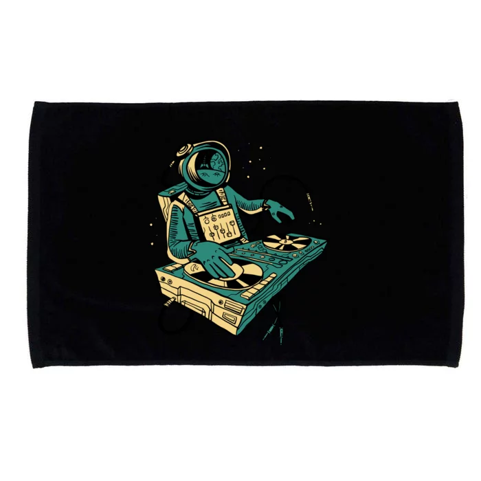 Astronaut Djing Space Microfiber Hand Towel