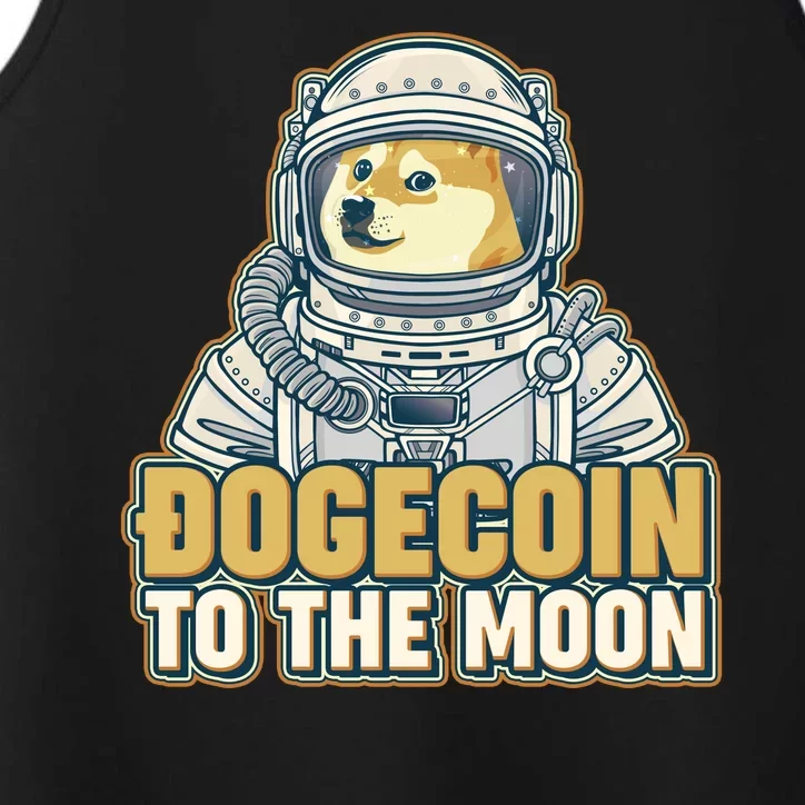 Astronaut Dogecoin To The Moon Crypto Performance Tank