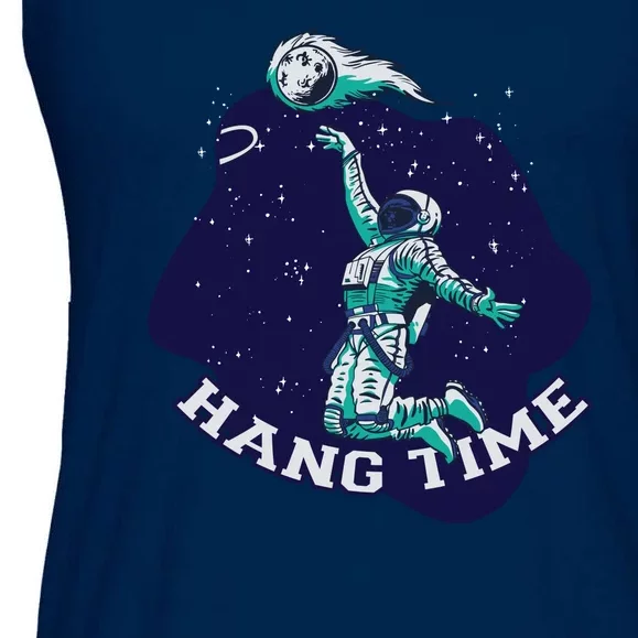 Astronaut Hang Time Basketball Ladies Essential Flowy Tank