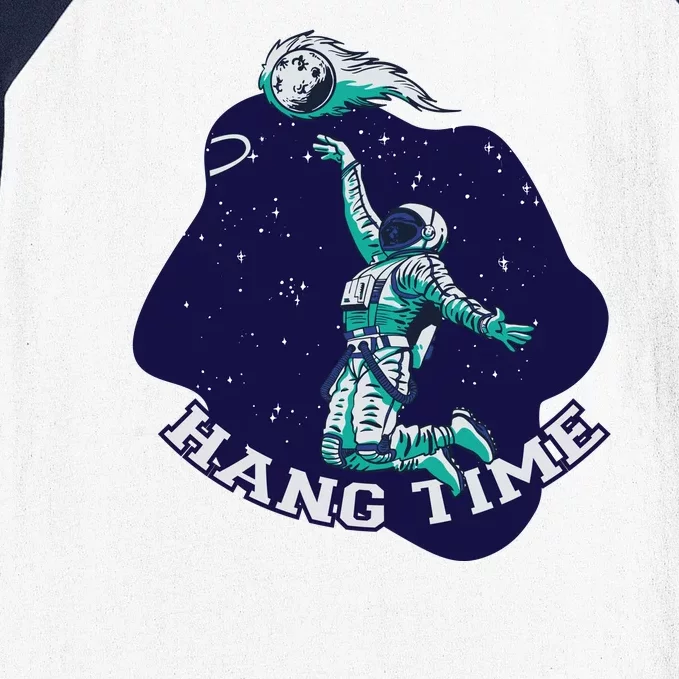 Astronaut Hang Time Basketball Baseball Sleeve Shirt