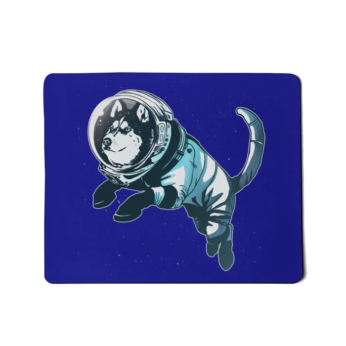 Astronaut Husky Dog Space Mousepad