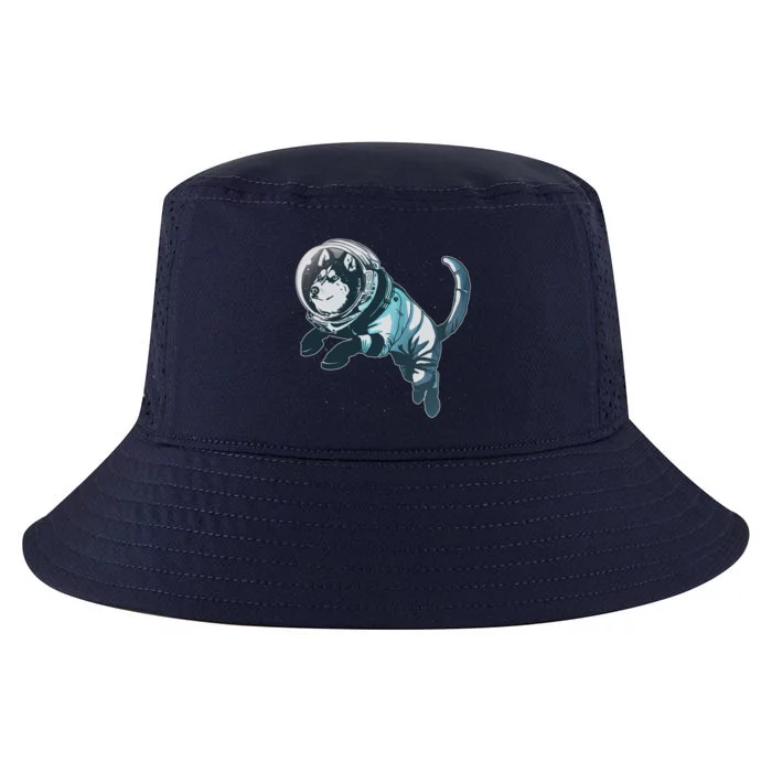 Astronaut Husky Dog Space Cool Comfort Performance Bucket Hat