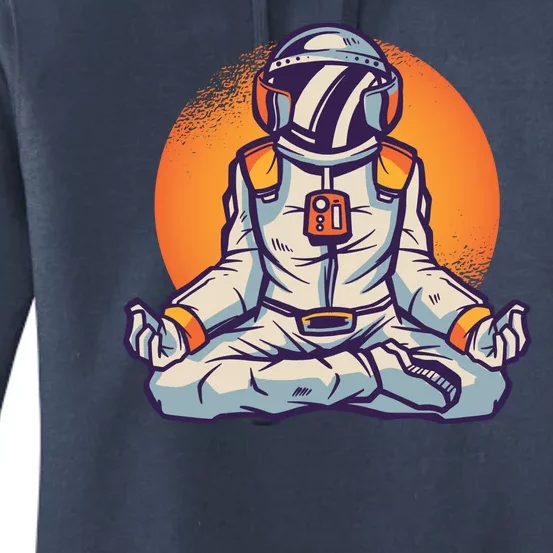 Astronaut Meditating Women's Pullover Hoodie