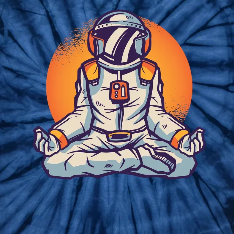 Astronaut Meditating Tie-Dye T-Shirt