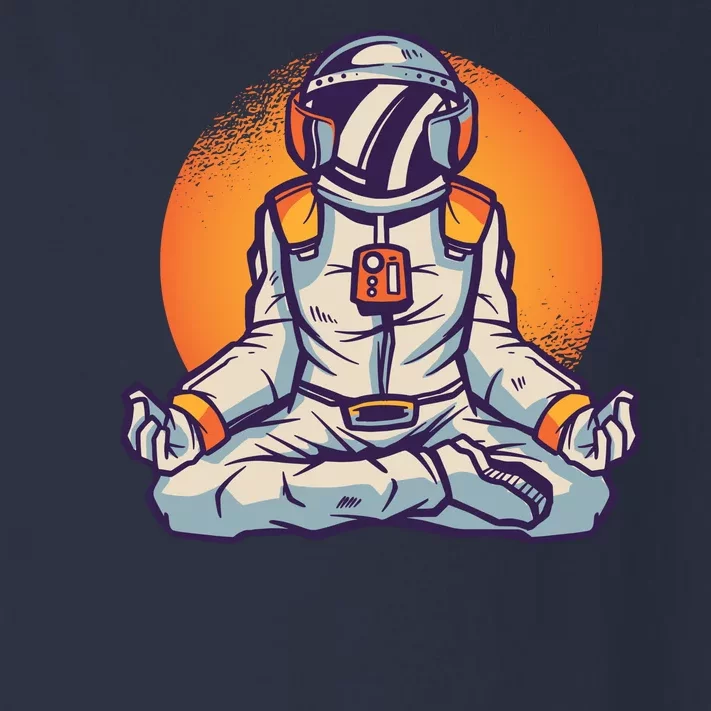 Astronaut Meditating Toddler Long Sleeve Shirt