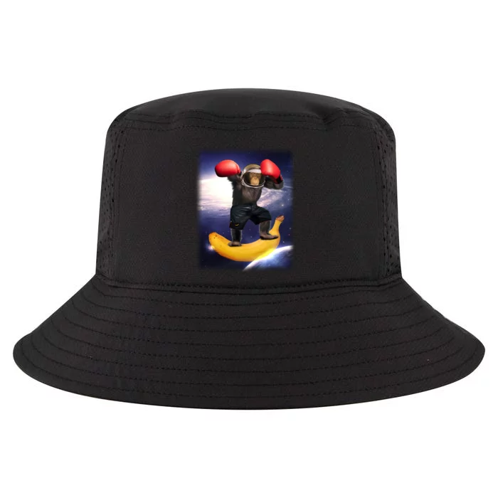 Astronaut Monkey Boxing In Space Cool Comfort Performance Bucket Hat