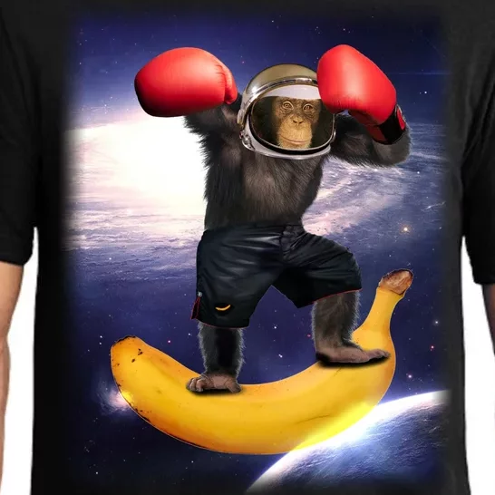 Astronaut Monkey Boxing In Space Pajama Set