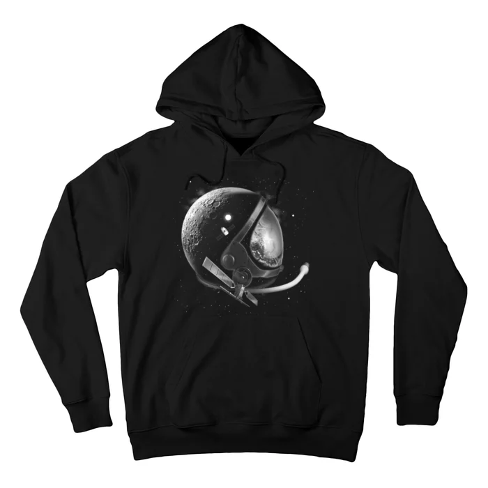 Astronaut Moon Helmet Hoodie