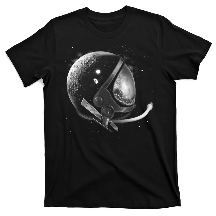 Astronaut Moon Helmet T-Shirt