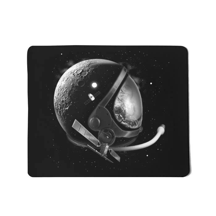 Astronaut Moon Helmet Mousepad