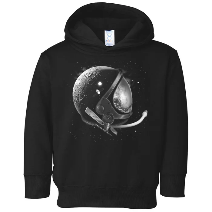 Astronaut Moon Helmet Toddler Hoodie