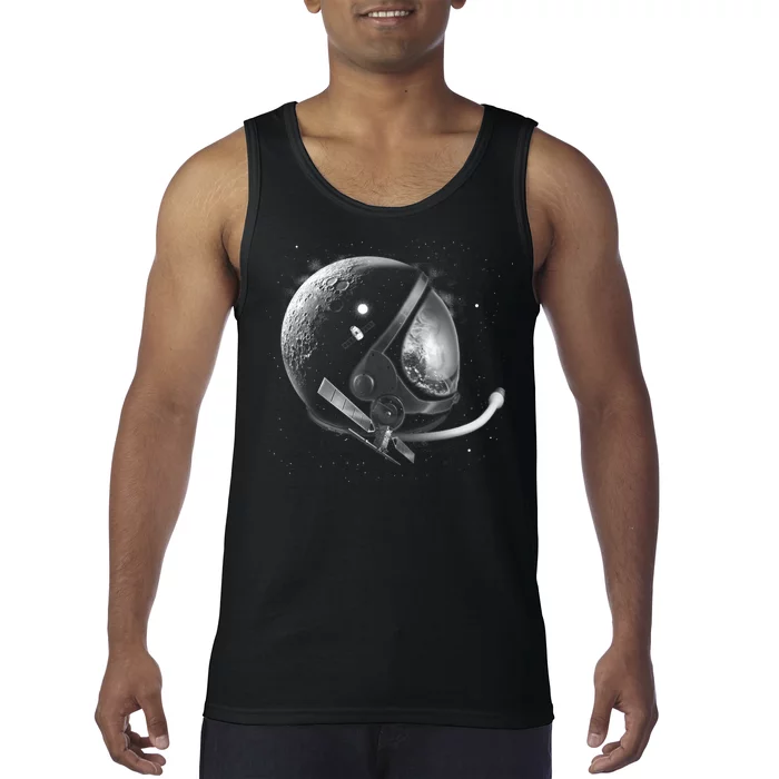 Astronaut Moon Helmet Tank Top