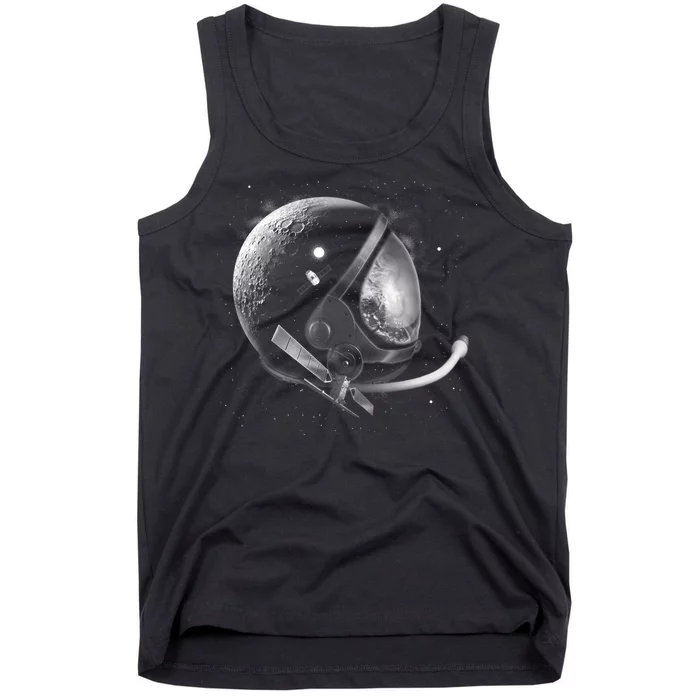 Astronaut Moon Helmet Tank Top